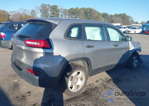2016 Jeep Cherokee Sport from USA, damaged, VIN 1C4PJLAB3GW280890
